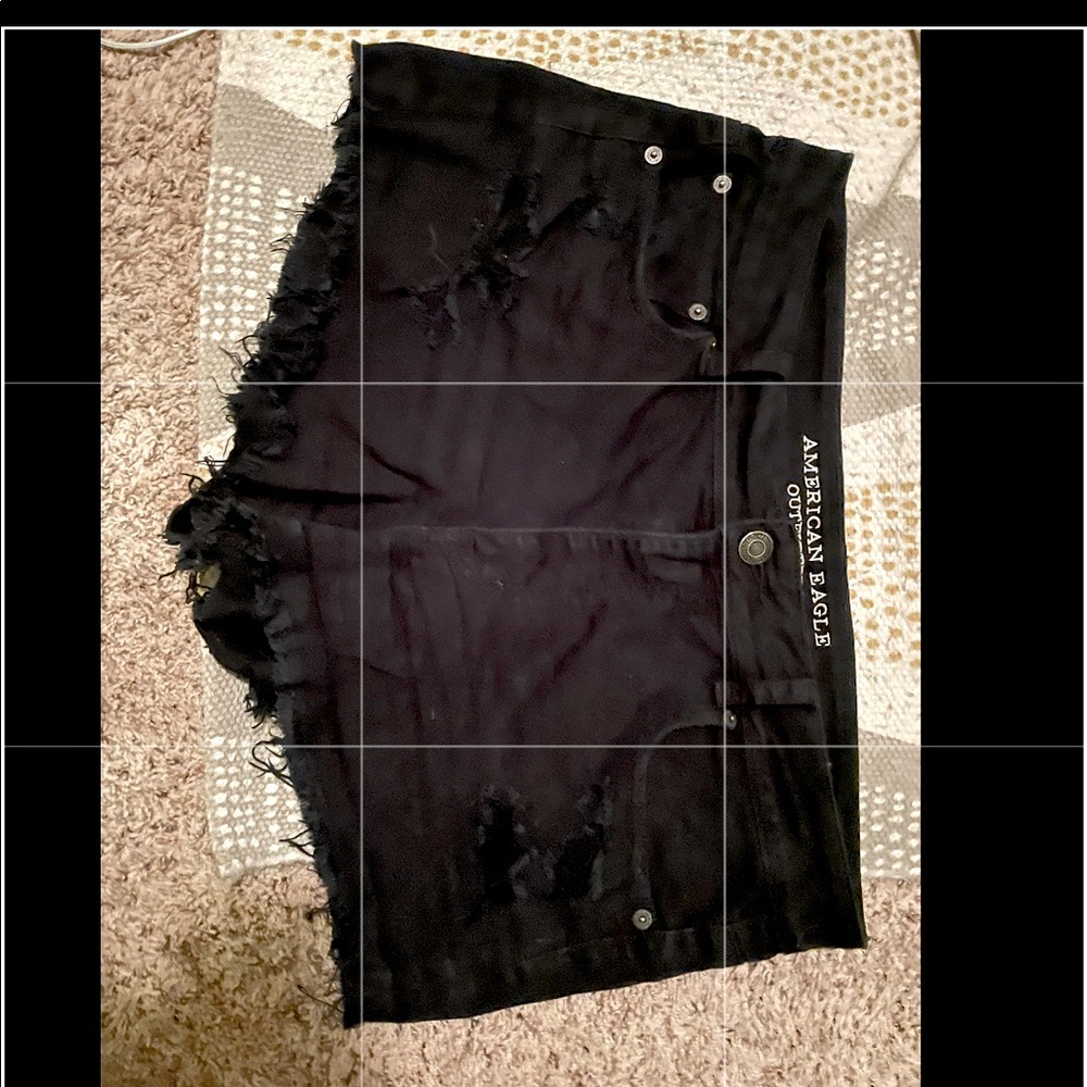 Women’s American Eagle Black Denim Shorts🦅